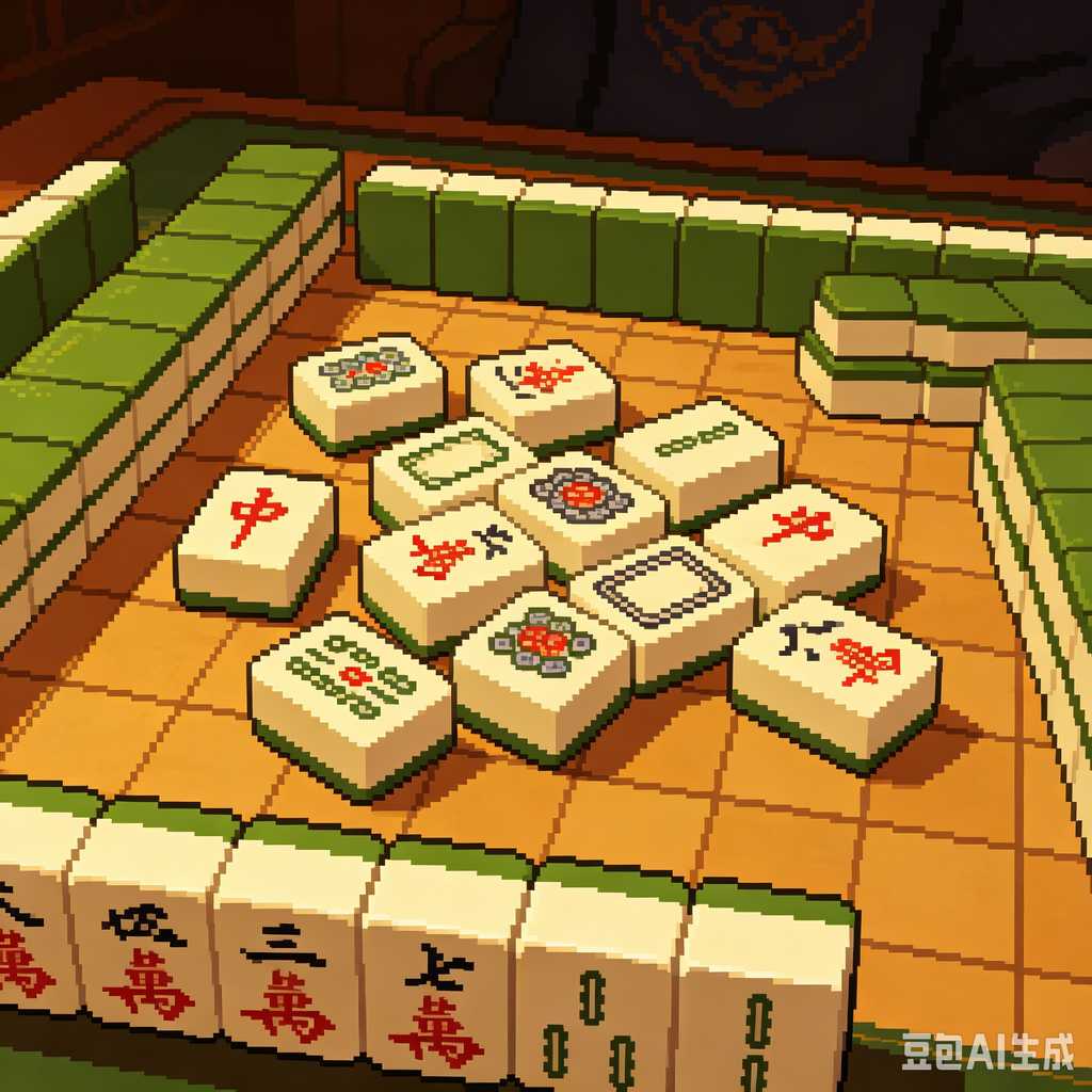 premium resin mahjong game set