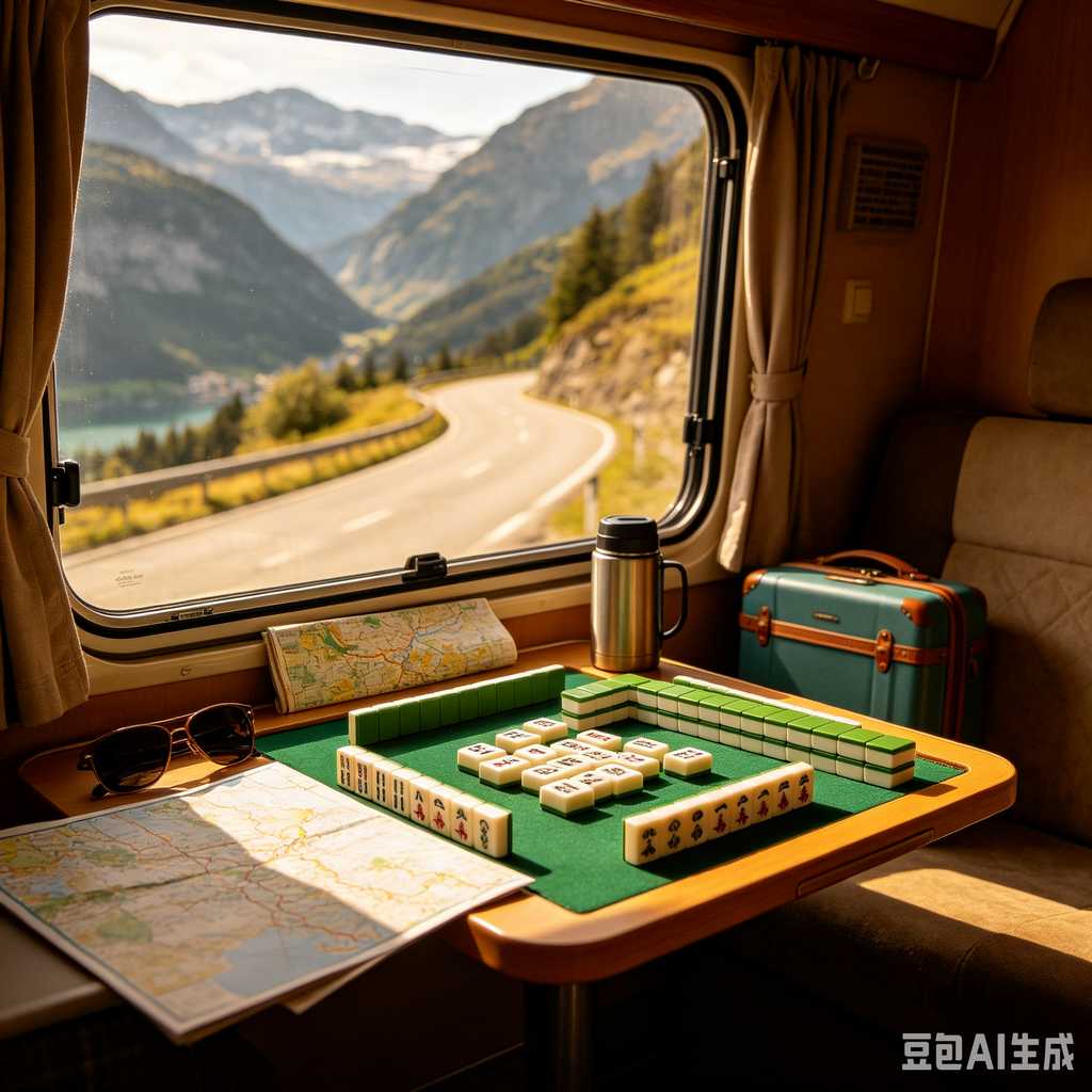 stylish text mahjong set