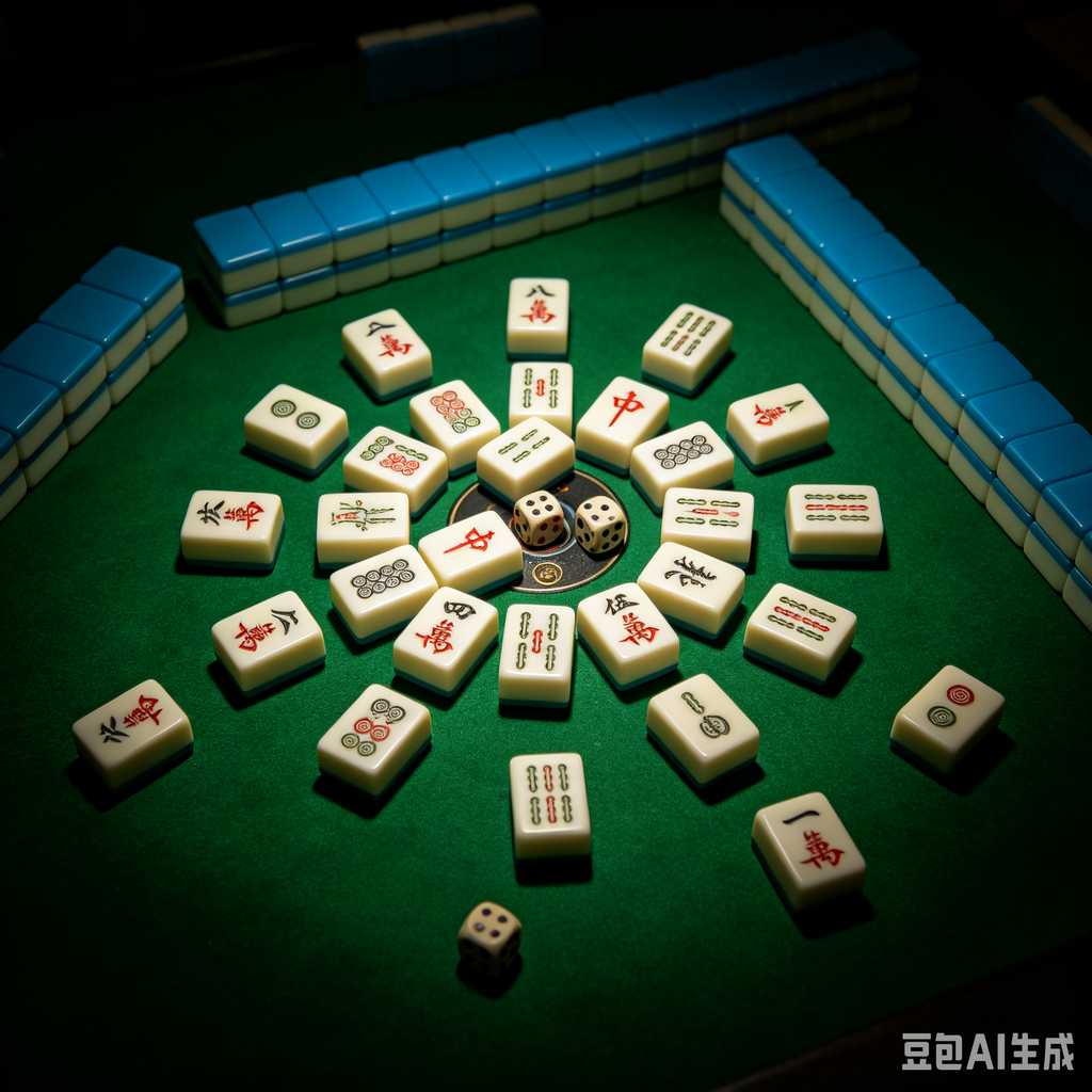 hand painted mahjong tiles